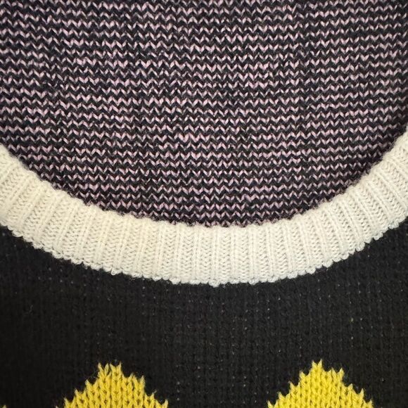 Revolve MINKPINK ‘All Smiles’ Pullover Sweater in Black, Yellow & Pink Size S - Picture 8 of 11